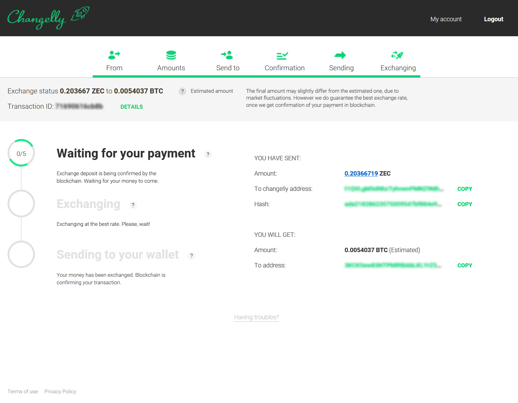 Exchange Comparison: Coinbase vs. Changelly